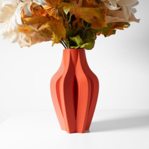 Kasia Vase - Modern Decor for Dried Flower | 3D Printed Vase | Contemporary Home Accent | Handcrafted Vase for Preserved Floral Arrangements