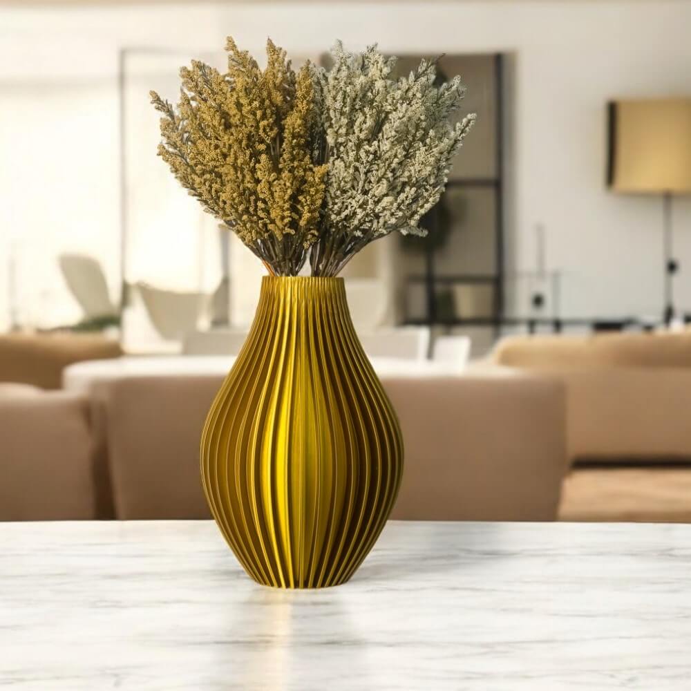 Modern Accent Vase for Flower Displays - Eres Vase - Image 7