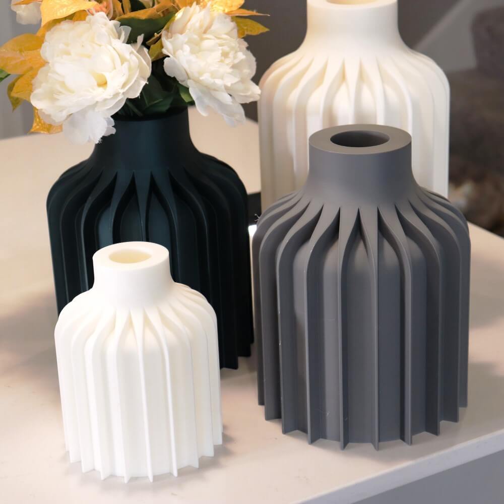 Decorative Vase for Modern Living Spaces - Kinsu Short Vase - Image 4