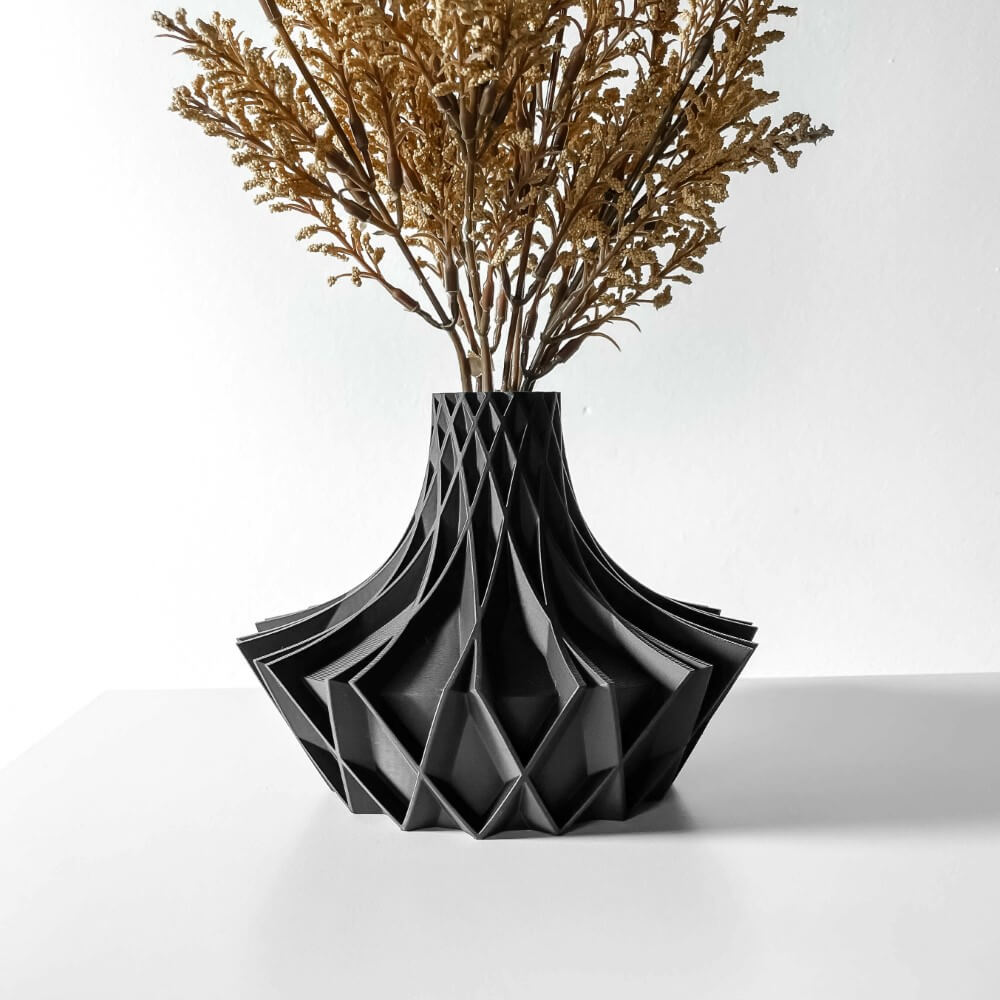 Elegant Accent Vase for Home Decoration - Arkan Short Vase - Image 6